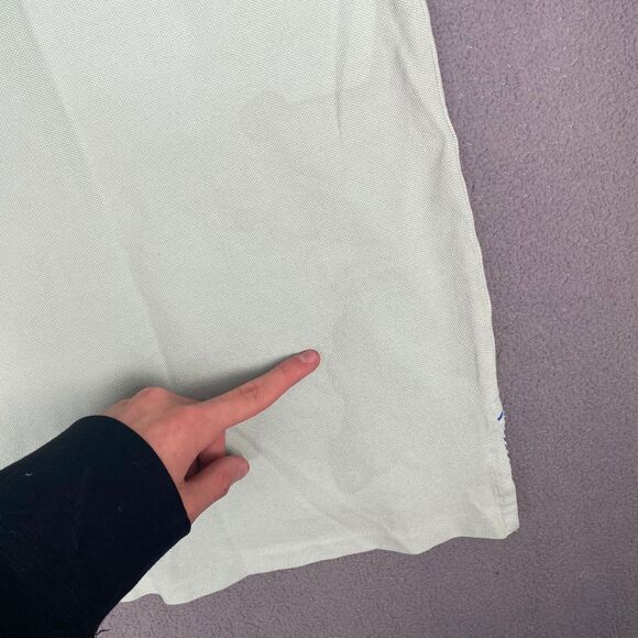 Southern Tide Mens size Large Polo Shirt Medium Light Mint Green Fish Logo - Picture 7 of 15